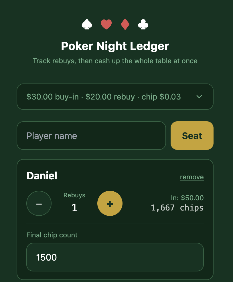 Poker Night screenshot